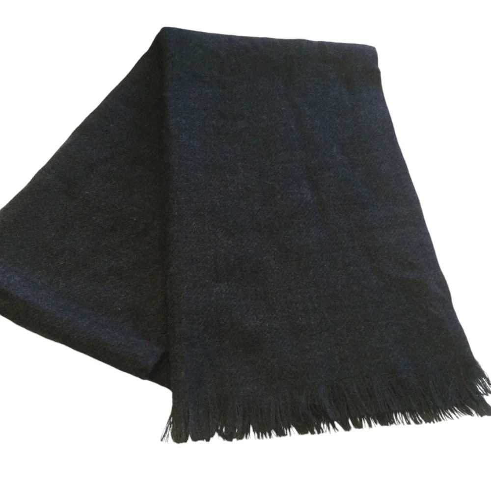 Pistil Herringbone Pattern Wool Blend Scarf
